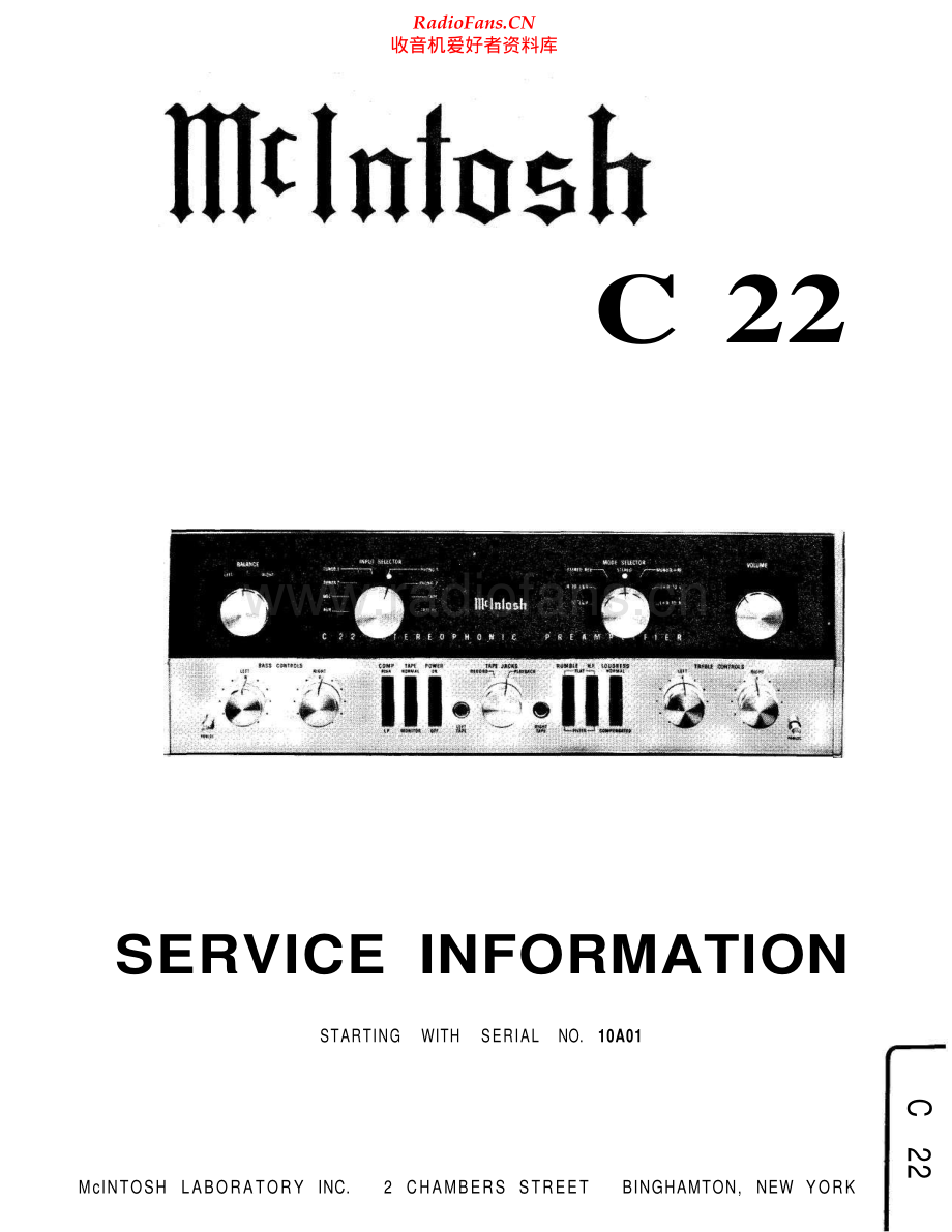 McIntosh-C22-pre-sch 维修电路原理图.pdf_第1页