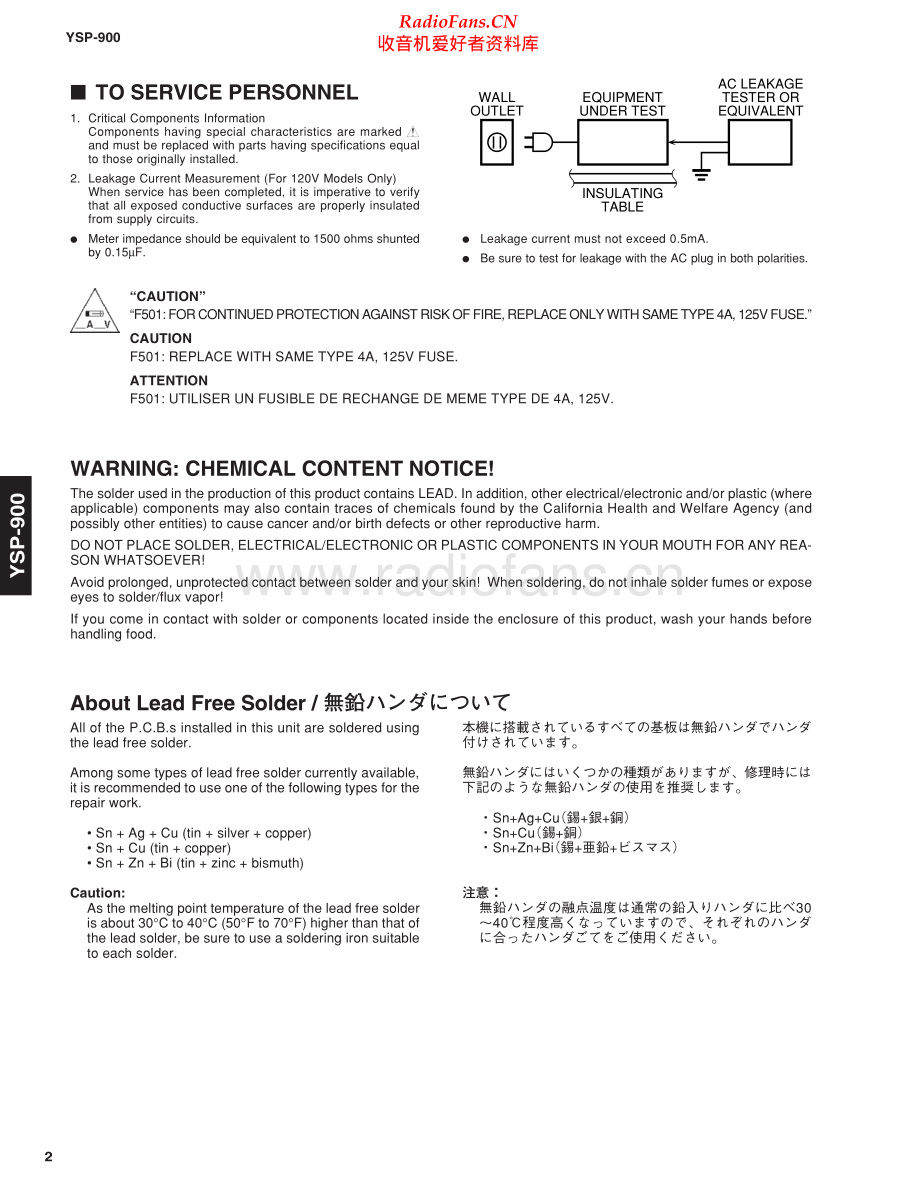 Yamaha-YSP900-avr-sm(1) 维修电路原理图.pdf_第2页