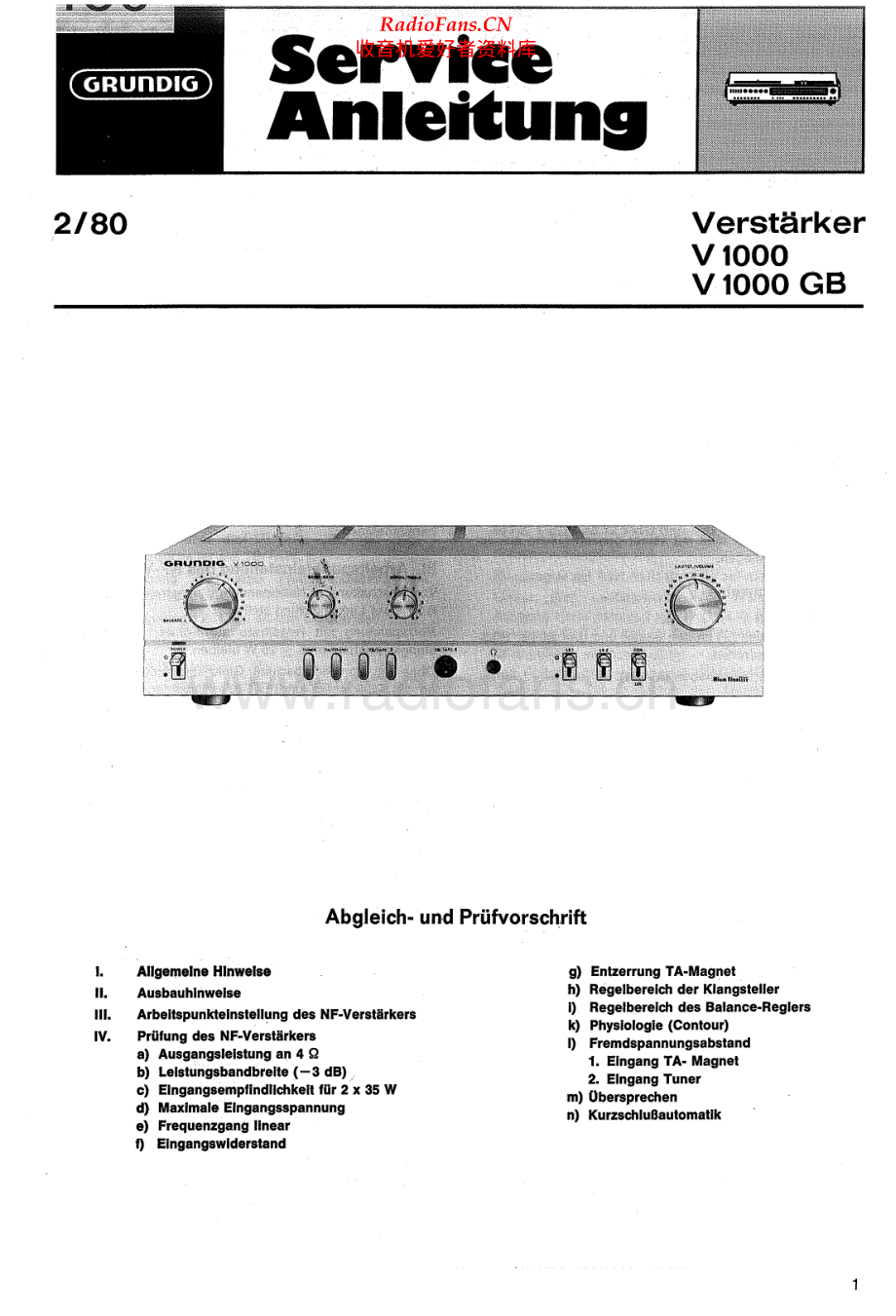 Grundig-V1000-int-sm维修电路原理图.pdf_第1页