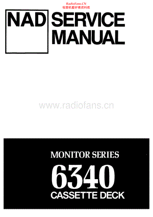NAD-6340-int-sm 维修电路原理图.pdf