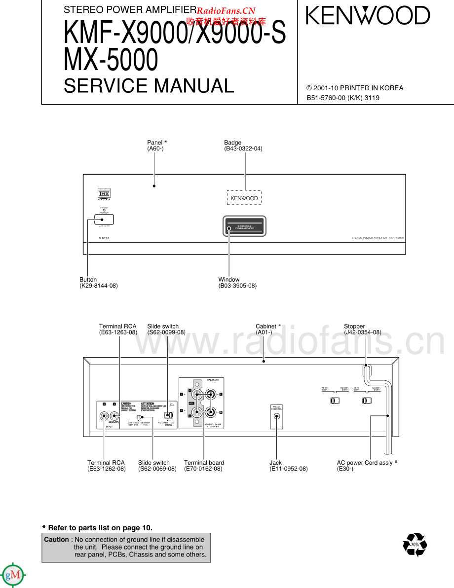 Kenwood-KMFX9000-pwr-sm 维修电路原理图.pdf_第1页