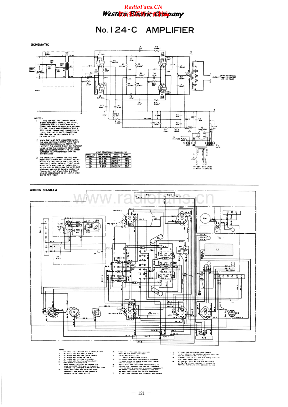 WesternElectric-124C-pwr-sch 维修电路原理图.pdf_第2页