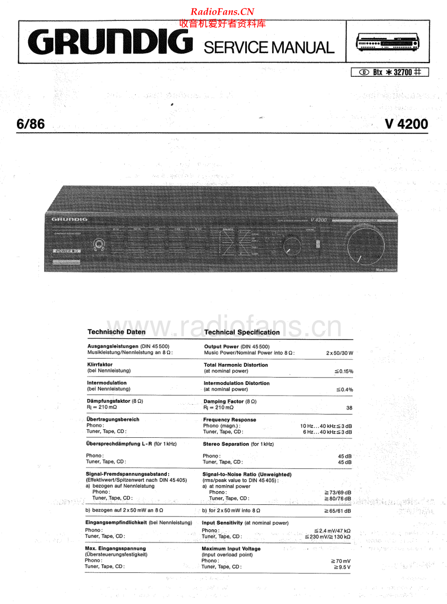 Grundig-V4200-int-sm维修电路原理图.pdf_第1页