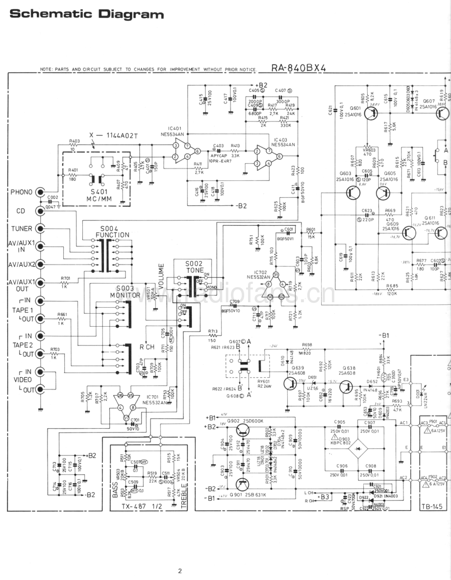 Rotel-RA840BX4-int-sm 维修电路原理图.pdf_第3页