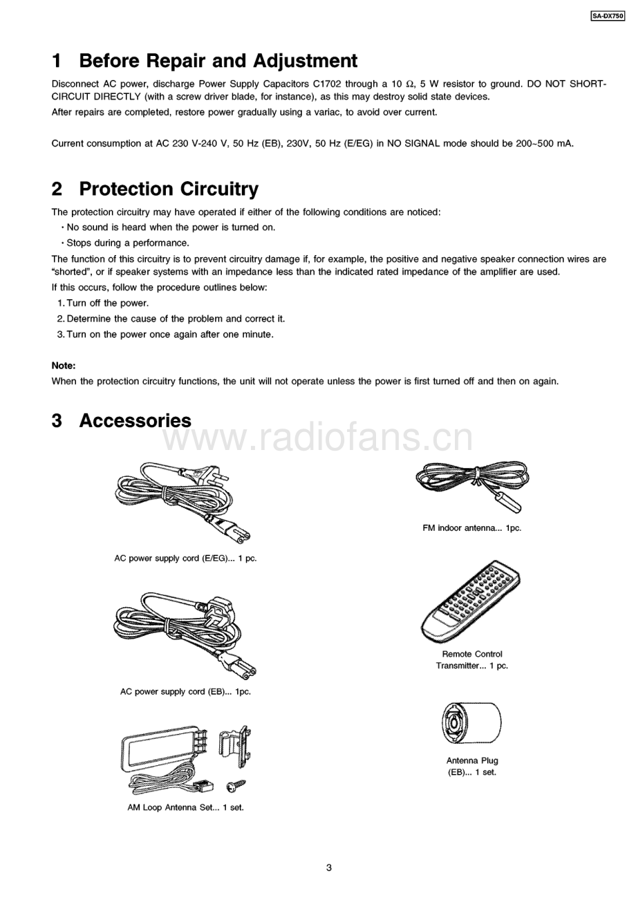 Technics-SADX750-avr-sm 维修电路原理图.pdf_第3页