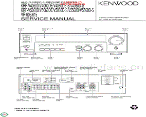Kenwood-VR605-avr-sm 维修电路原理图.pdf