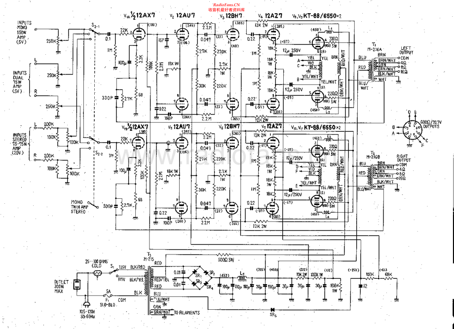 McIntosh-C275-pwr-sch 维修电路原理图.pdf_第1页