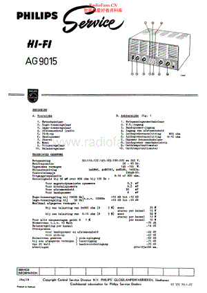 Philips-AG9015-int-sm1 维修电路原理图.pdf