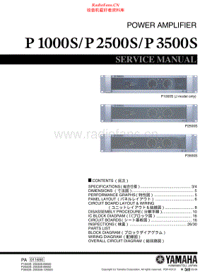 Yamaha-P1500S-pwr-sm 维修电路原理图.pdf