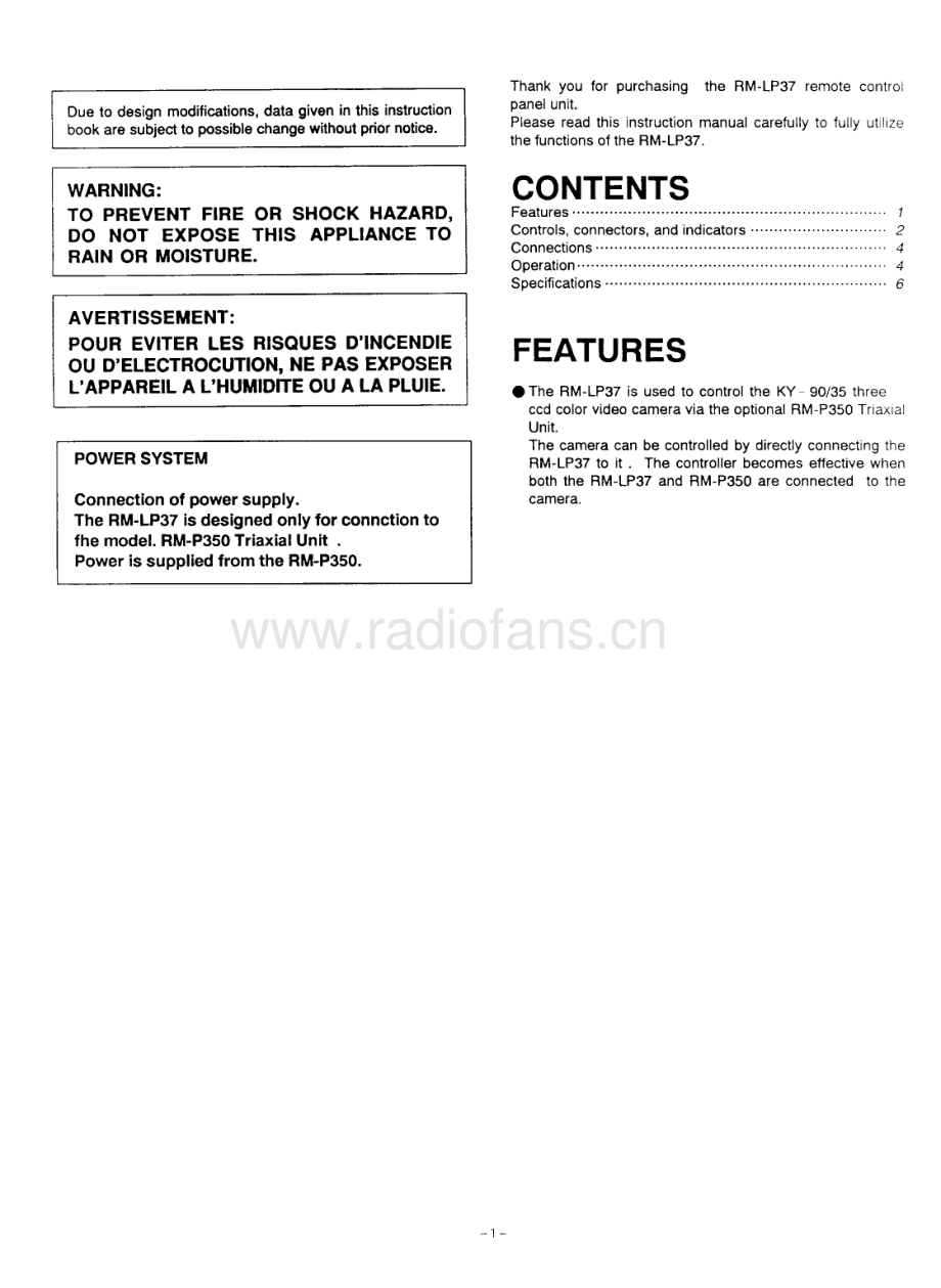 JVC-RMLP37-lrc-sm 维修电路原理图.pdf_第3页