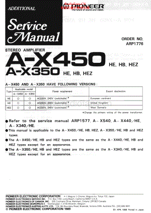 Pioneer-AX450-int-sm 维修电路原理图.pdf