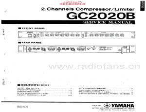 Yamaha-GC2020B-lim-sm 维修电路原理图.pdf