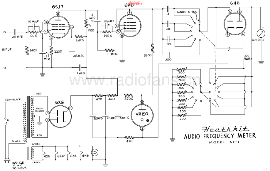 Heathkit-AF1-afm-sch 维修电路原理图.pdf_第1页