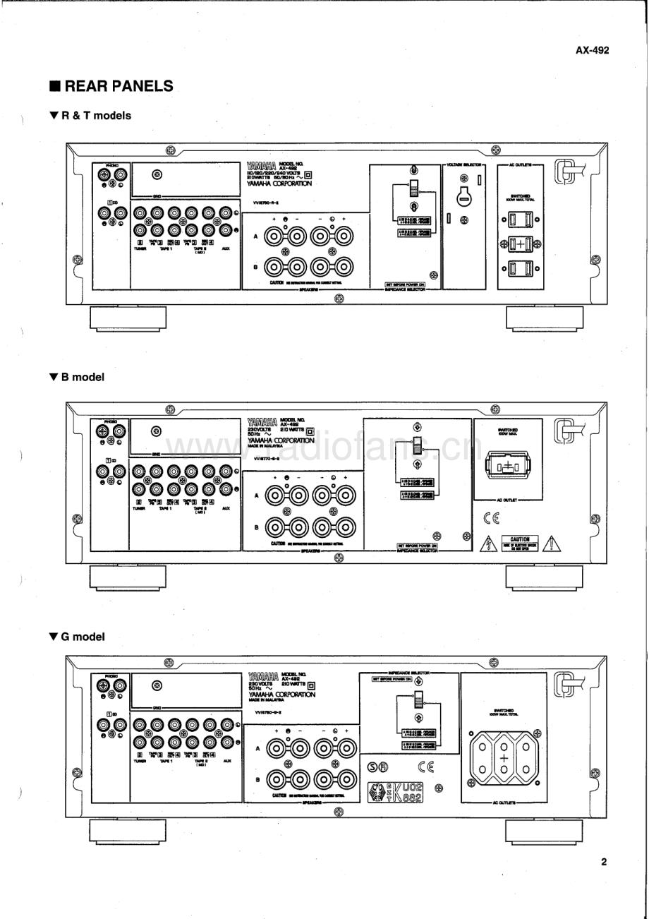 Yamaha-AX492-int-sm(1) 维修电路原理图.pdf_第3页