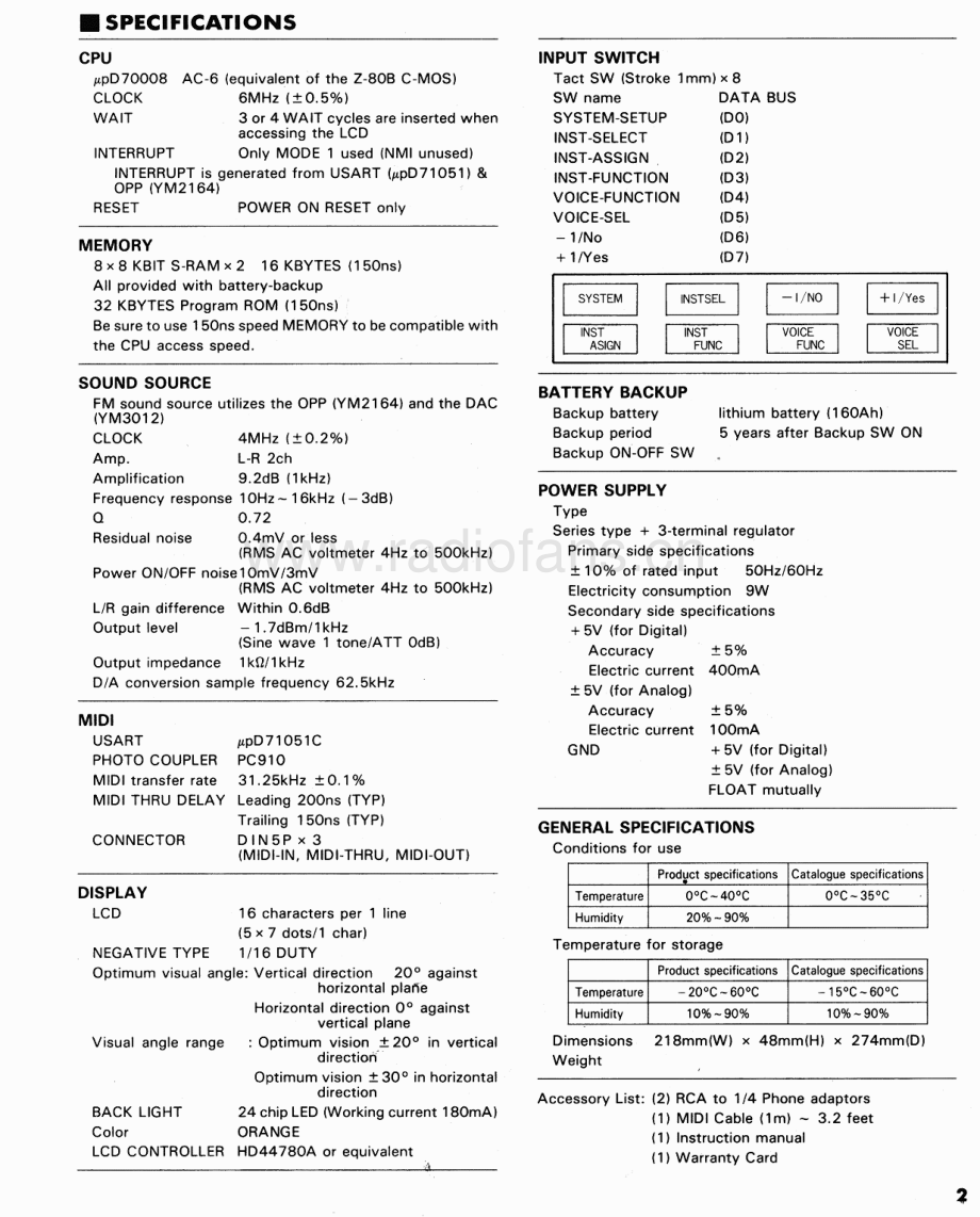 Yamaha-FB01-fmsg-sm 维修电路原理图.pdf_第3页