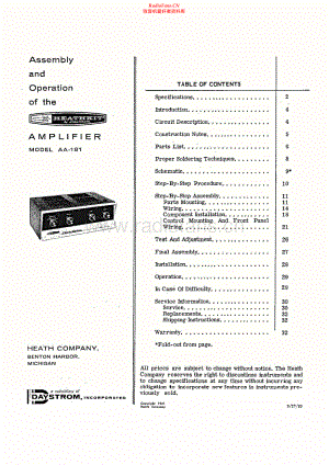 Heathkit-AA181-int-sm2 维修电路原理图.pdf
