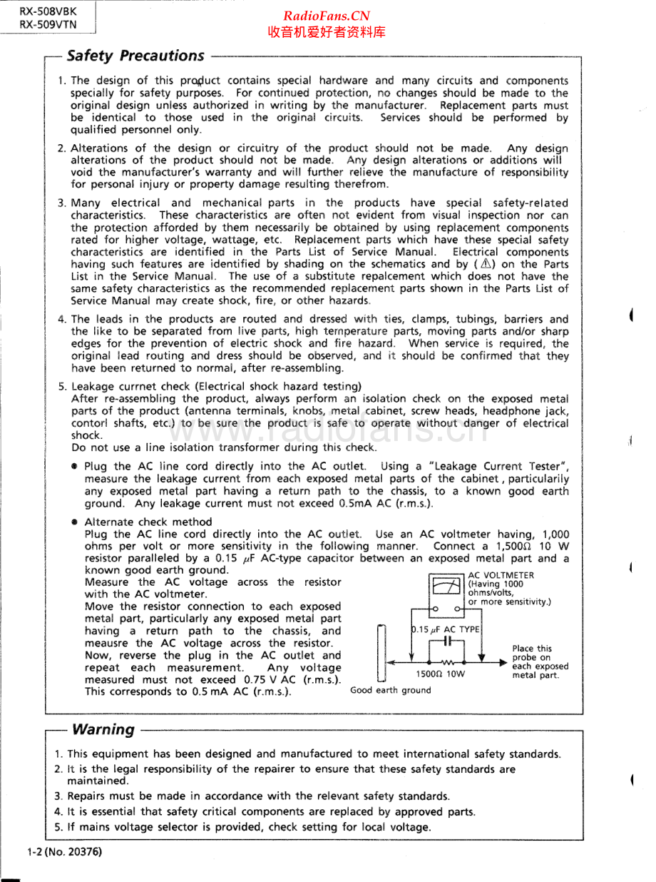 JVC-RX509VTN-sur-sm 维修电路原理图.pdf_第2页