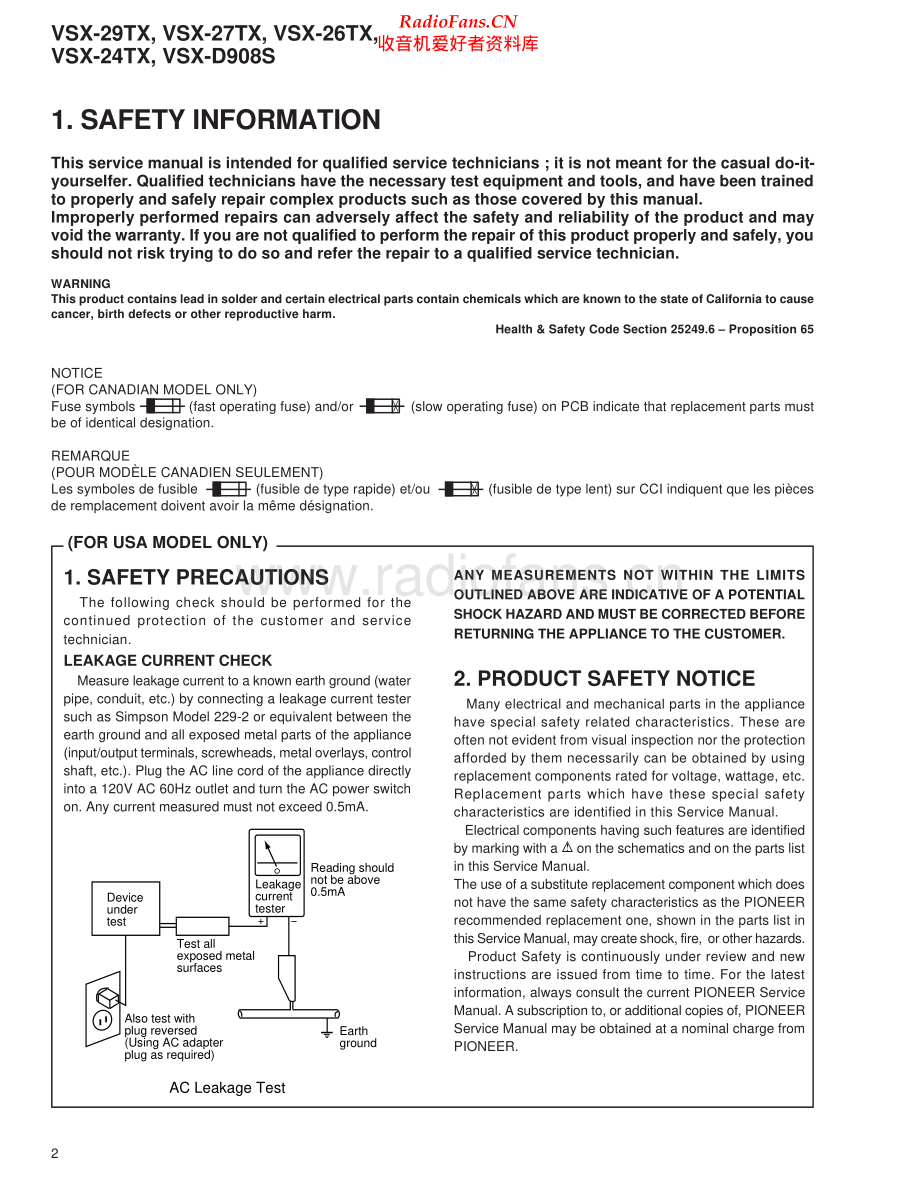 Pioneer-VSX24TX-avr-sm 维修电路原理图.pdf_第2页