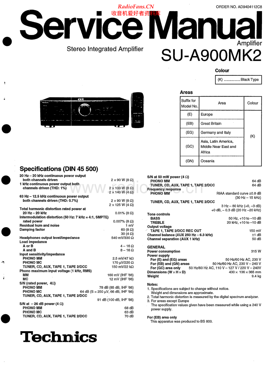 Technics-SUA900MK2-int-sm(1) 维修电路原理图.pdf_第1页