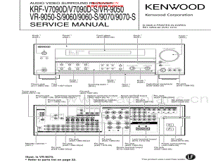 Kenwood-KRFVR9050-avr-sm 维修电路原理图.pdf