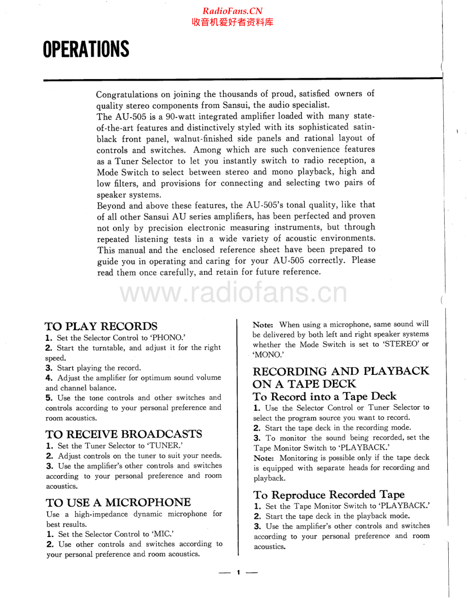 Sansui-AU505-int-sm 维修电路原理图.pdf_第2页