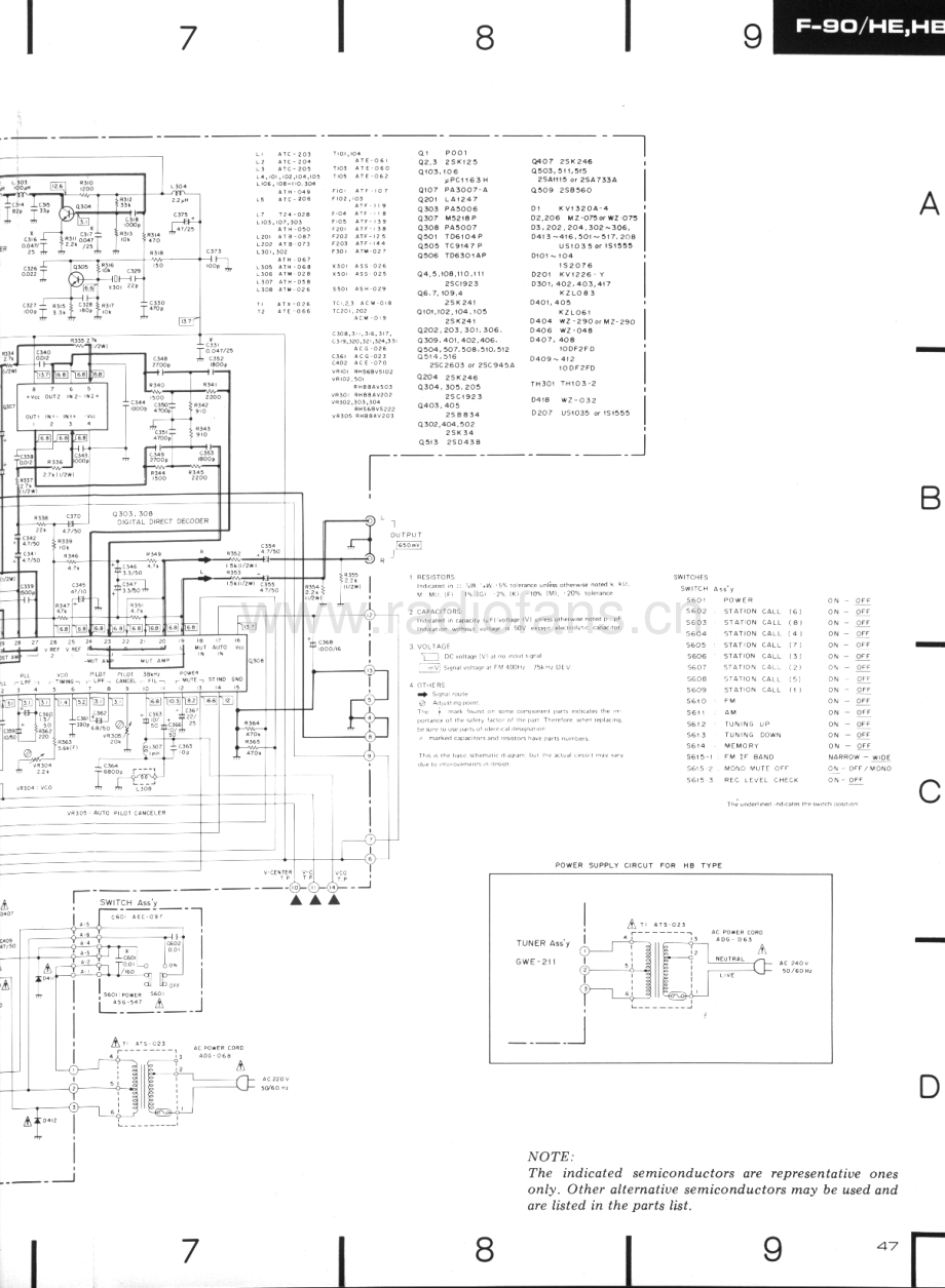 Yamaha-F90-pwr-sch 维修电路原理图.pdf_第3页