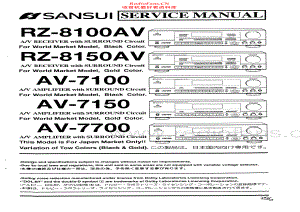 Sansui-AV8100-avr-sm 维修电路原理图.pdf