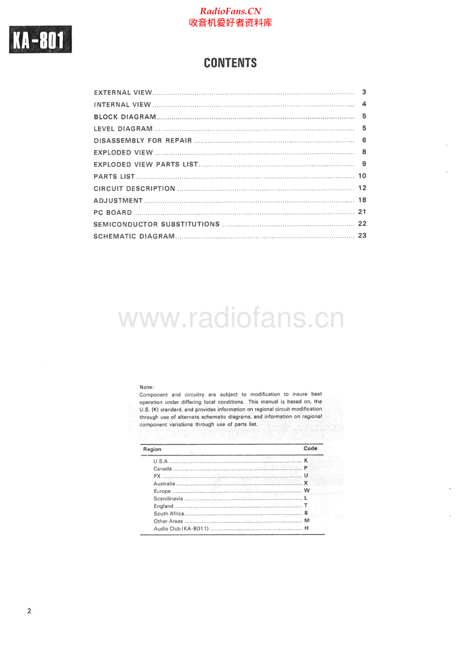 Kenwood-KA801-int-sm 维修电路原理图.pdf_第2页