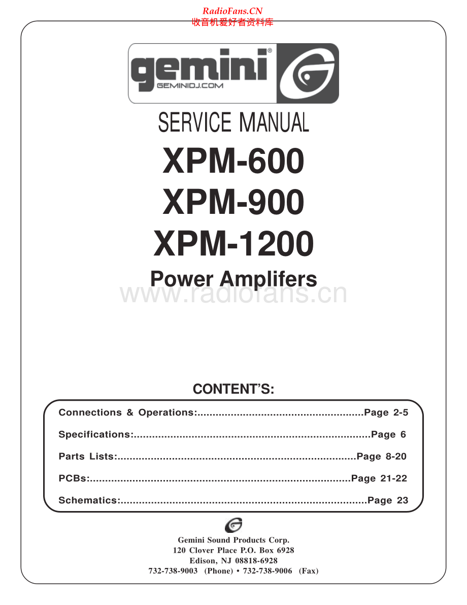 Gemini-XPM600-pwr-sm维修电路原理图.pdf_第1页