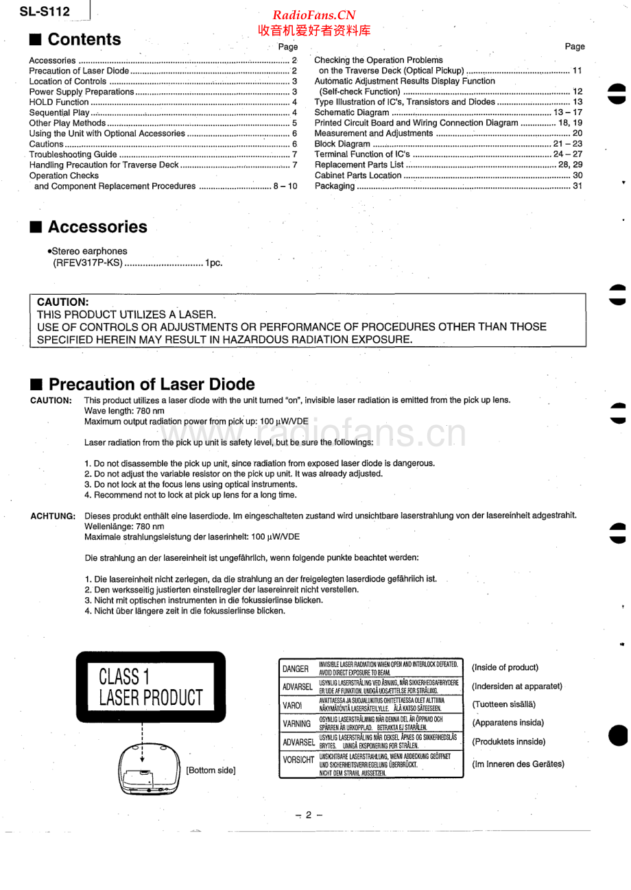 Technics-SLS112-dm-sm(1) 维修电路原理图.pdf_第2页