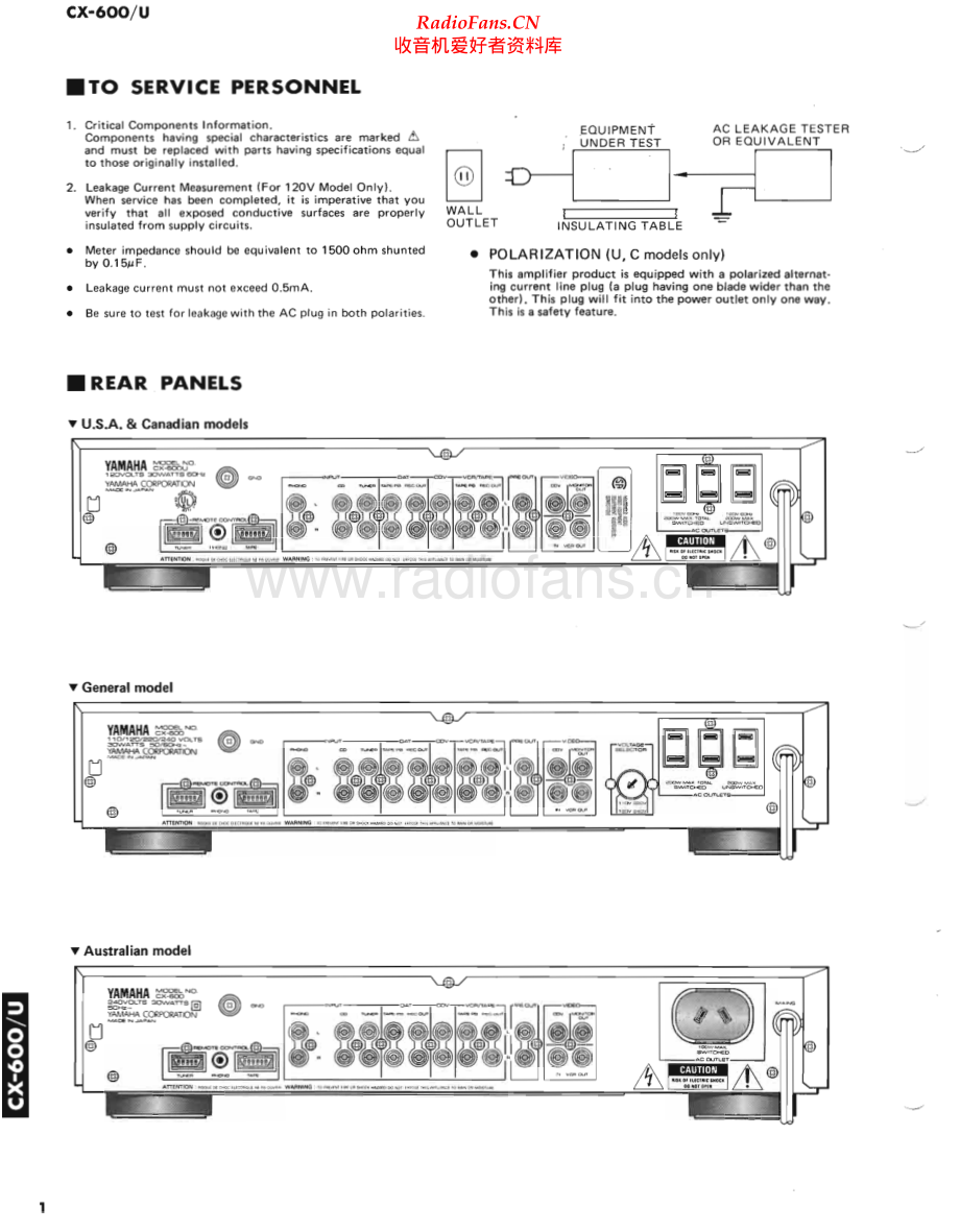 Yamaha-CX600U-pre-sm 维修电路原理图.pdf_第2页