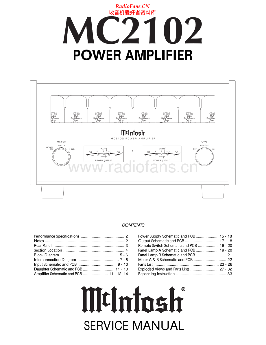 McIntosh-MC2102-pwr-sm 维修电路原理图.pdf_第1页