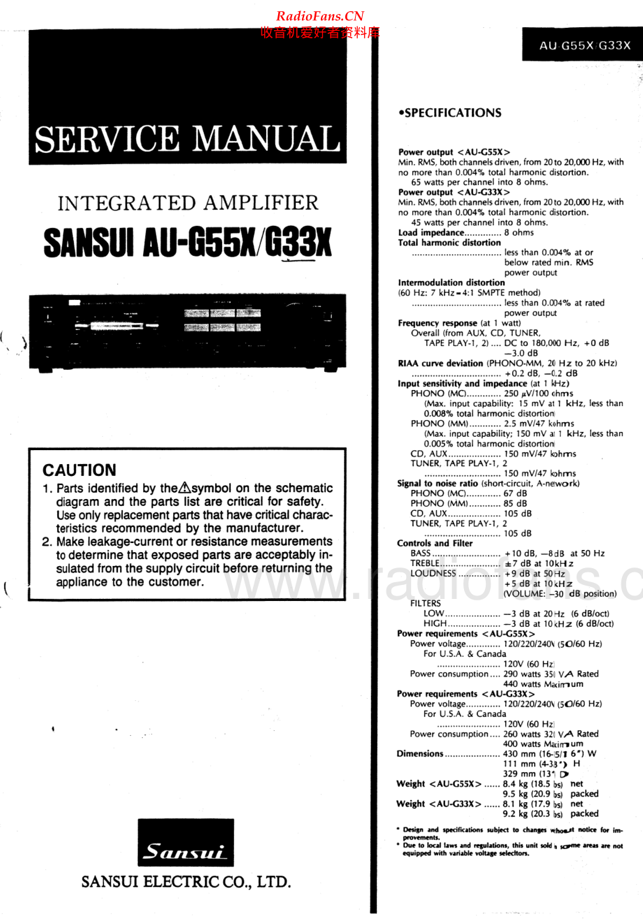 Sansui-AUG55X-int-sm 维修电路原理图.pdf_第1页