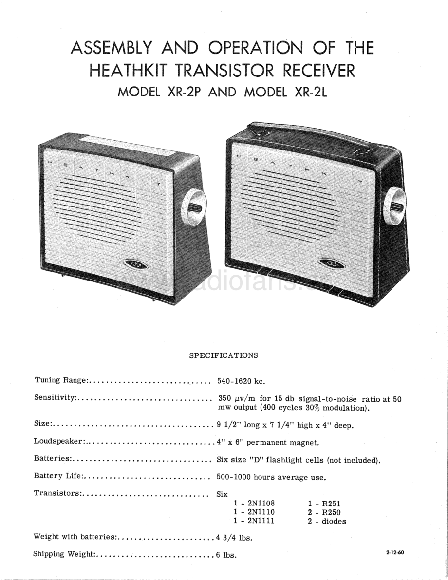 Heathkit-XR2P-pr-sm 维修电路原理图.pdf_第3页