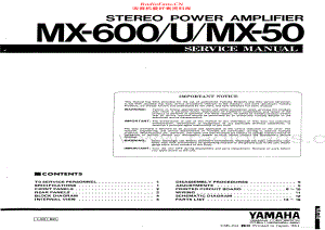 Yamaha-MX50-pwr-sm 维修电路原理图.pdf