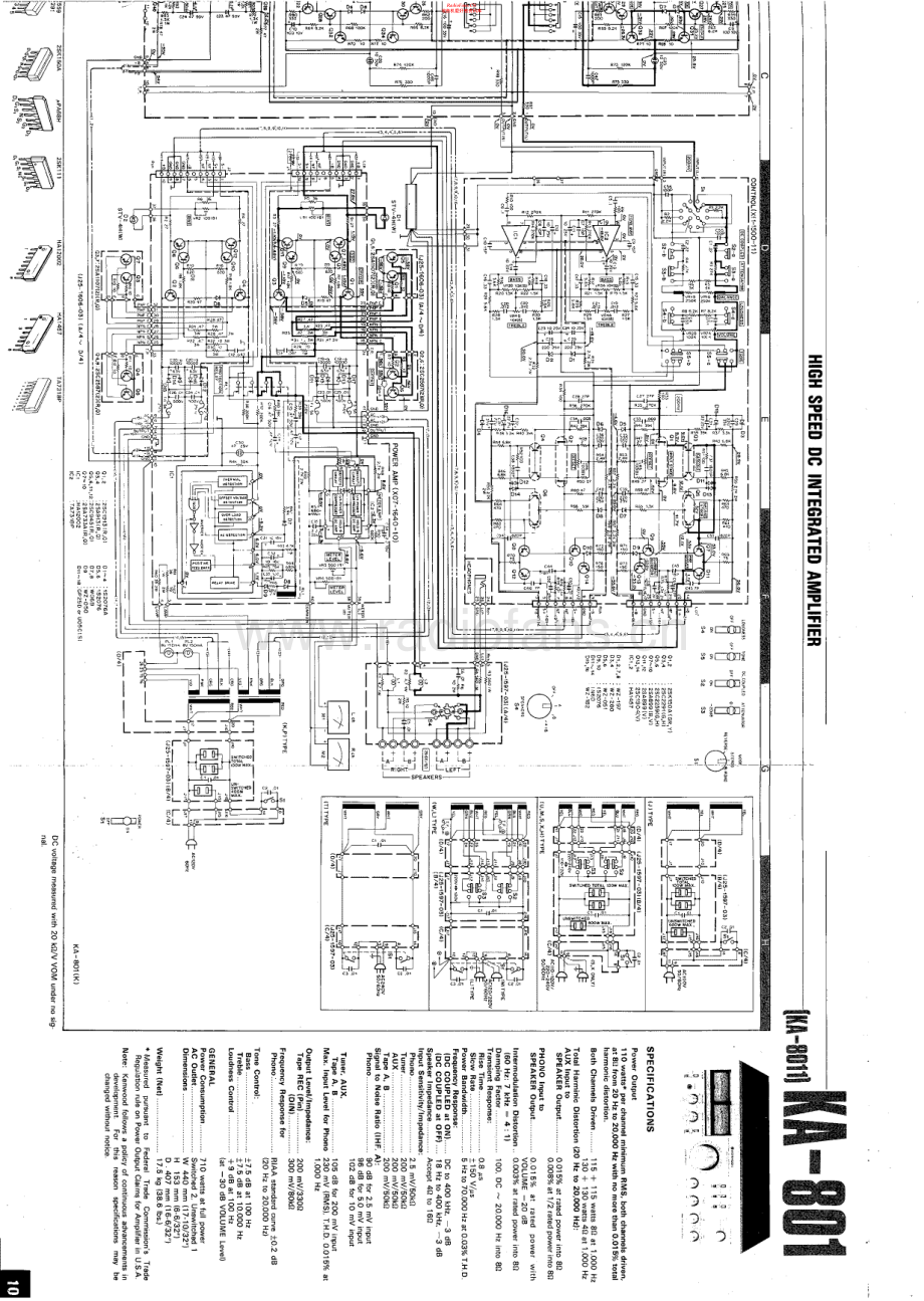 Kenwood-KA801-int-sch 维修电路原理图.pdf_第2页