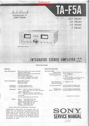 Sony-TAF5A-int-sm 维修电路原理图.pdf