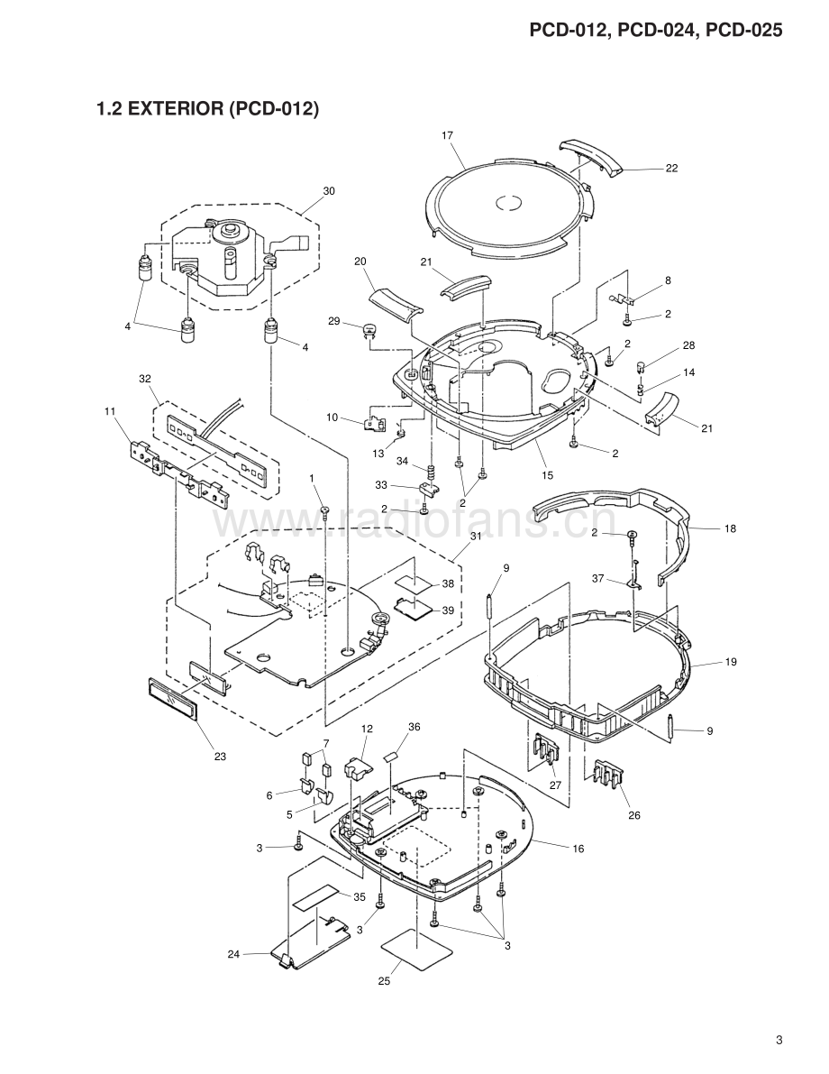 Pioneer-PCD012_PCD025-pcd-sm 维修电路原理图.pdf_第3页