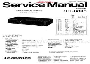 Technics-SH8046-eq-sm 维修电路原理图.pdf