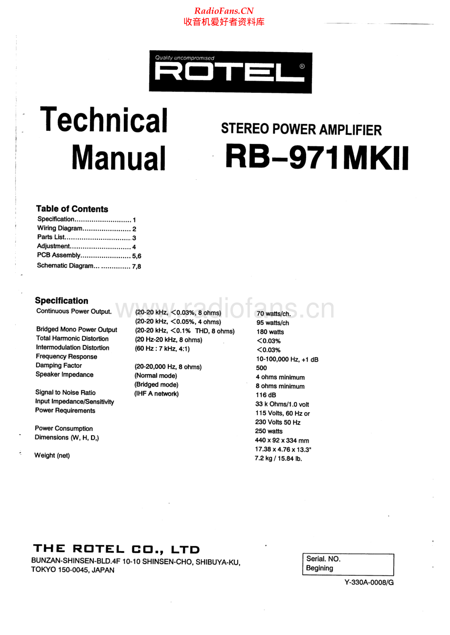 Rotel-RB971_MKII-pwr-sm 维修电路原理图.pdf_第1页