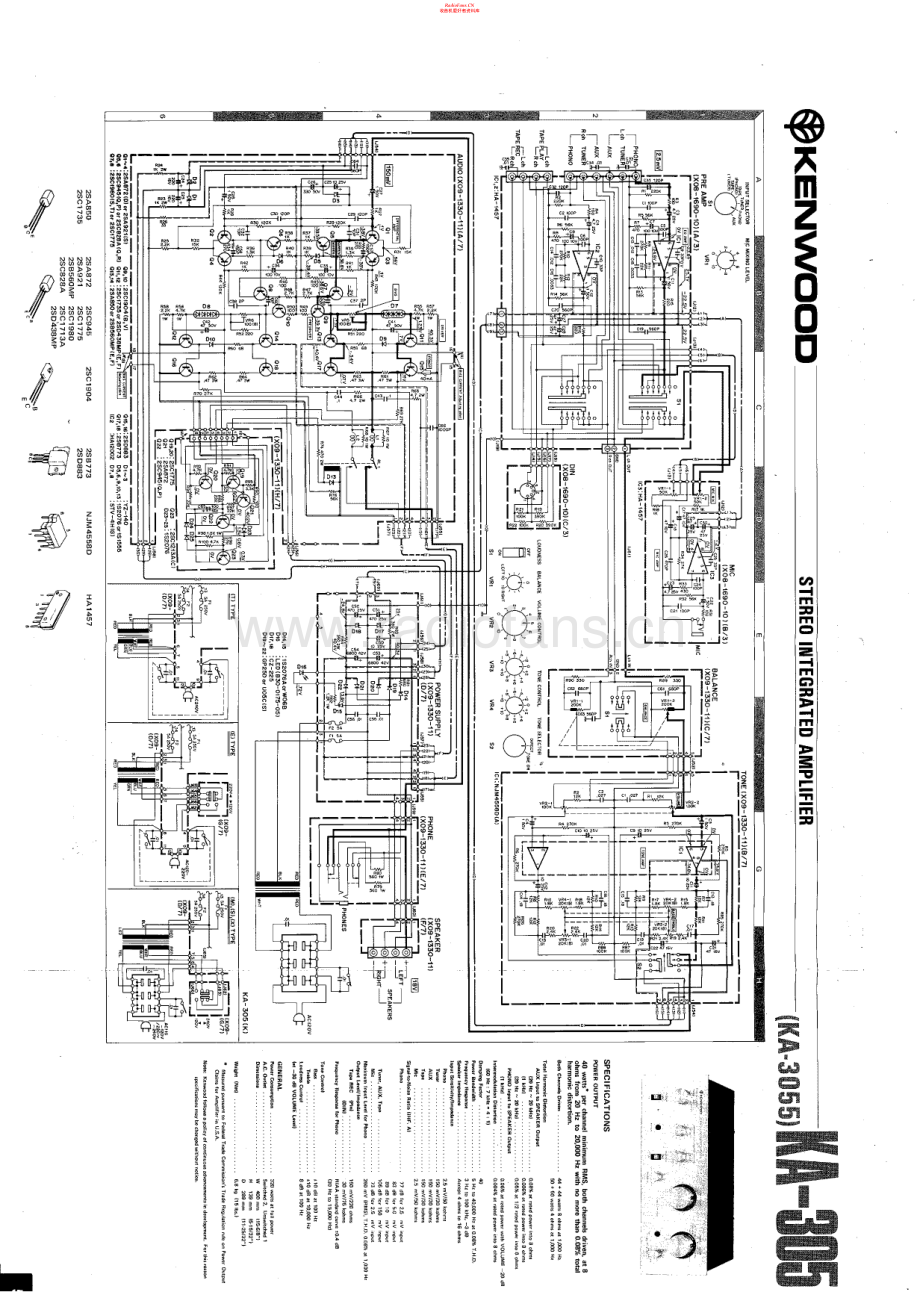 Kenwood-KA3055-int-sch 维修电路原理图.pdf_第1页