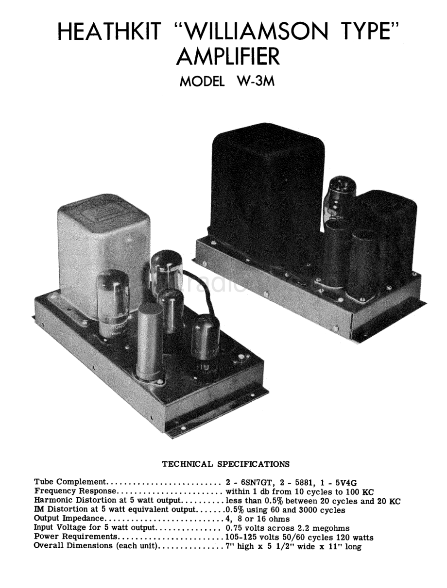 Heathkit-W3M-pwr-sm 维修电路原理图.pdf_第3页