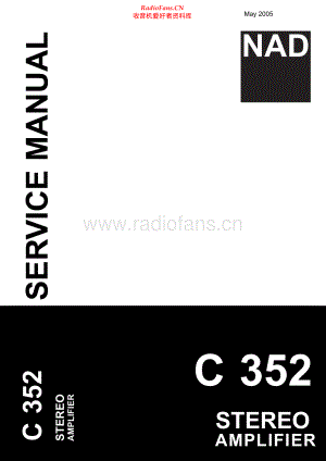 NAD-C352-int-sm 维修电路原理图.pdf