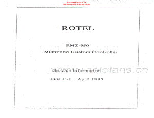 Rotel-RMZ950-mcc-sm 维修电路原理图.pdf