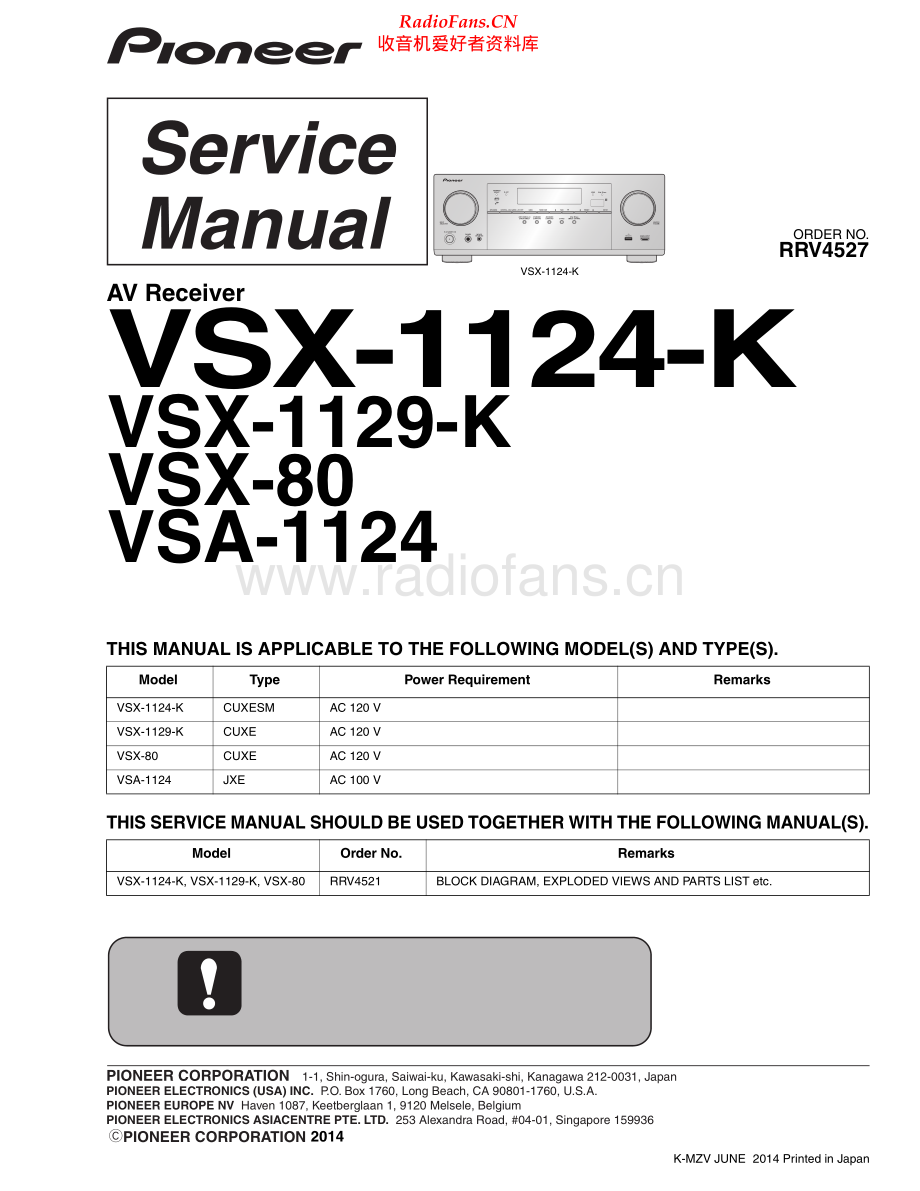 Pioneer-VSX80-avr-sm 维修电路原理图.pdf_第1页