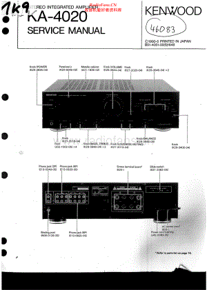 Kenwood-KA4020-int-sm 维修电路原理图.pdf