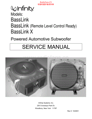 Infinity-Basslink-sub-sm 维修电路原理图.pdf