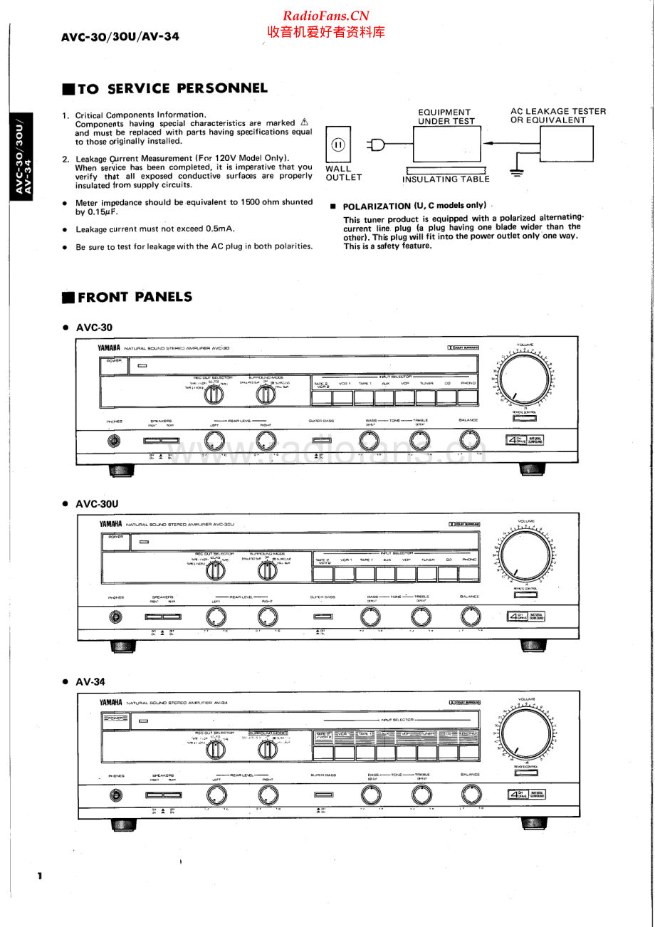 Yamaha-AVC30-avr-sm(1) 维修电路原理图.pdf_第2页