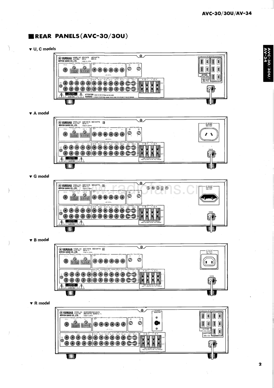 Yamaha-AVC30-avr-sm(1) 维修电路原理图.pdf_第3页