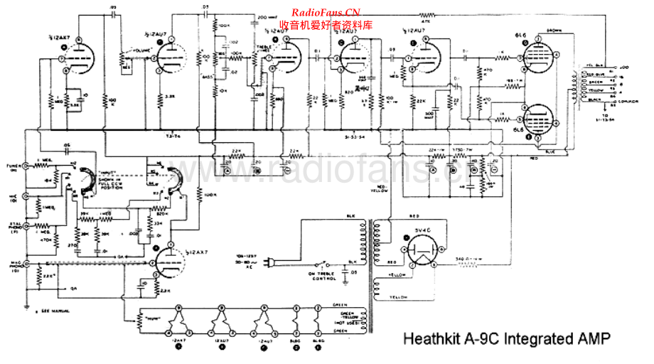 Heathkit-A9C-int-sch 维修电路原理图.pdf_第1页